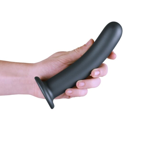 Smooth Silicone G Spot Dildo   7 / 17 cm - obrazek 6