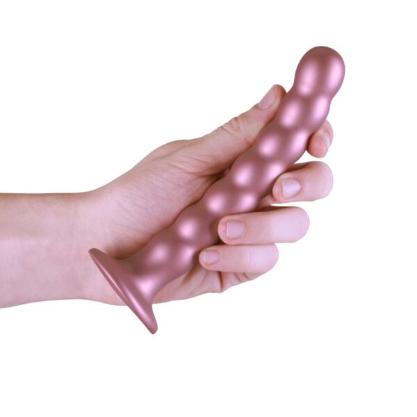 Beaded Silicone G Spot Dildo   6,5 / 16,5 cm - obrazek 6