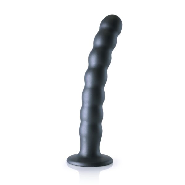 Beaded Silicone G Spot Dildo   8 / 20,5 cm - obrazek 6