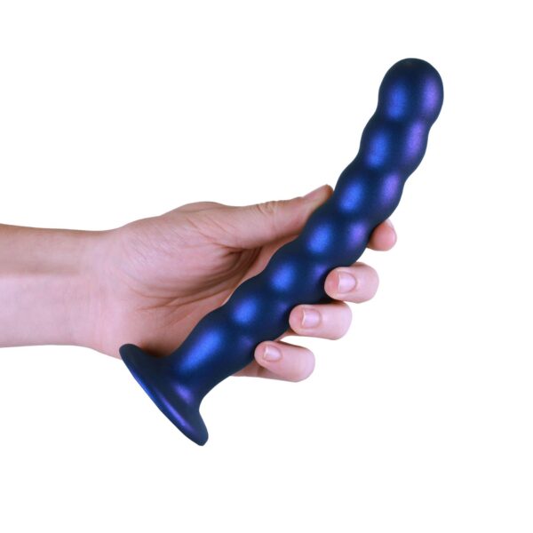 Beaded Silicone G Spot Dildo   8 / 20,5 cm - obrazek 6