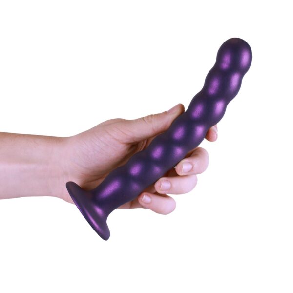 Beaded Silicone G Spot Dildo   8 / 20,5 cm - obrazek 6