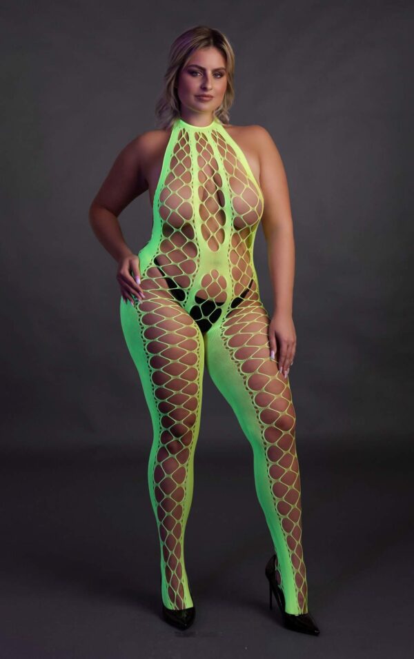Bodystocking with Halterneck  XL/XXXXL - obrazek 6
