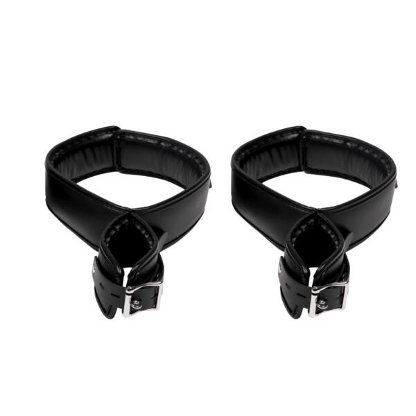 Hand and Thigh Cuffs Set   Black - obrazek 6