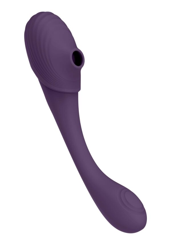 Mirai   Double Ended Pulse Wave & Air Wave Bendable Vibrator - obrazek 6