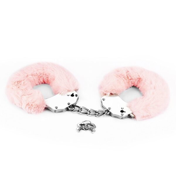 Fetish Pleasure Fluffy Handcuffs Pink - obrazek 6