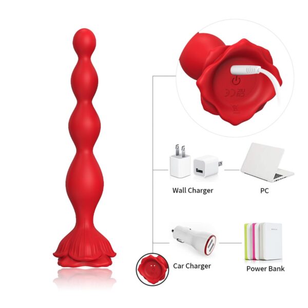Rosestick Red, 9 vibration functions - obrazek 6