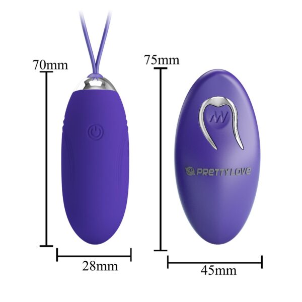 PRETTY LOVE   Jenny   Youth,  Wireless remote control 12 vibration functions - obrazek 6