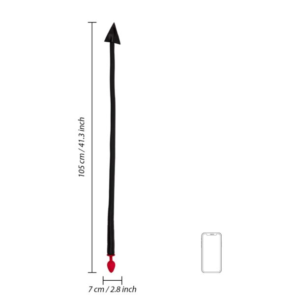 Silicone Anal Plug Devils Tail - obrazek 6