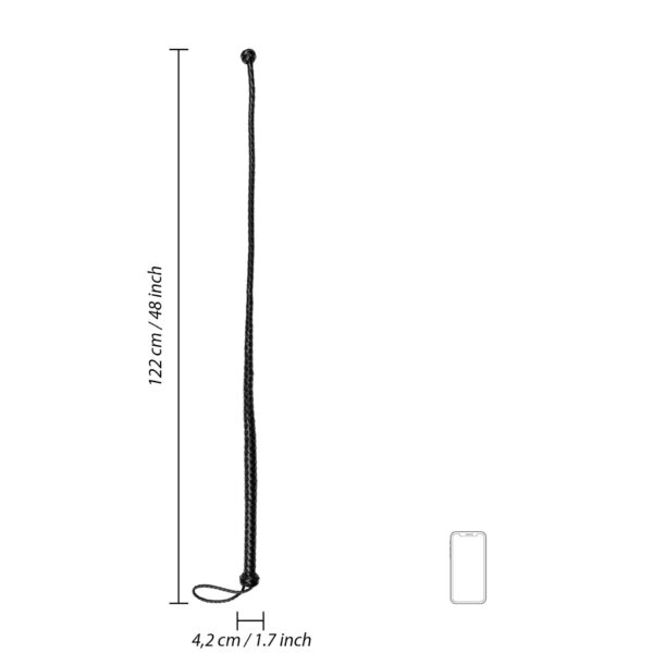 PU Leather Whip with Knot Detail - obrazek 6