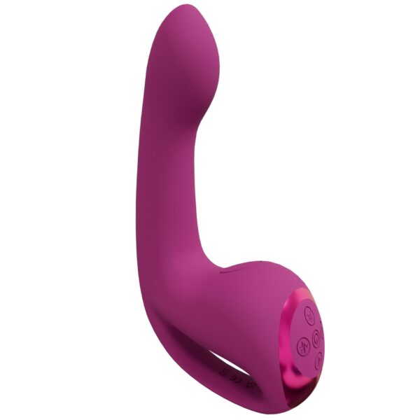 Riko   Rechargeable Triple Action Thumper with Advanced Finger Motion & Pulse Wave Stimulator   Pink - obrazek 6