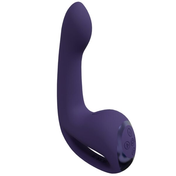 Riko   Rechargeable Triple Action Vibrator with Advanced Finger Motion & Pulse Wave Stimulator – Purple - obrazek 6