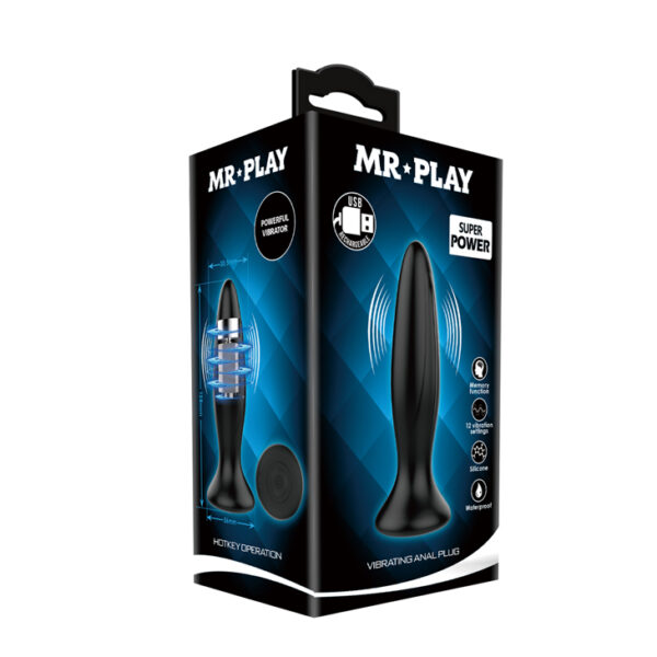 MR PLAY   VIBRATING ANAL PLUG Hotkey operation - obrazek 6