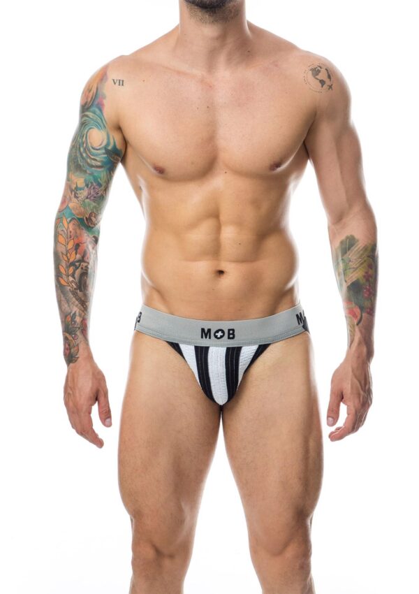 MOB Stripe Classic Jock White - obrazek 6