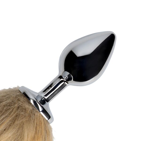 Fox Tail with Metal Butt Plug - obrazek 6