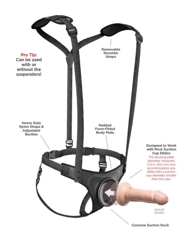 Body Dock Strap On Suspenders - obrazek 6