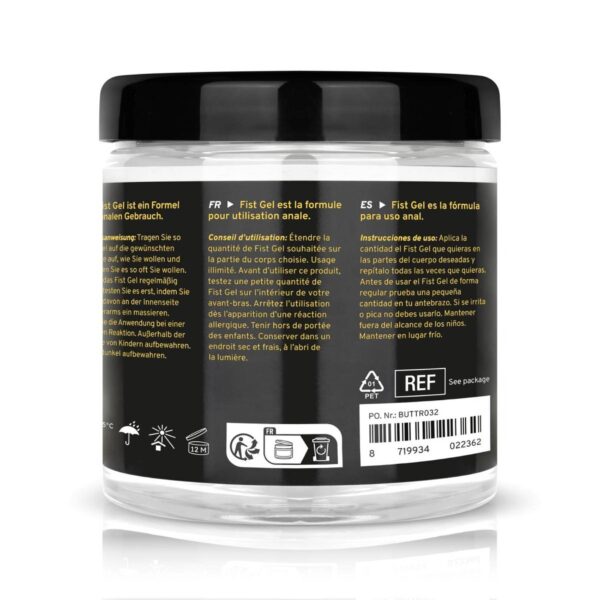 BUTTR   Transparent Fisting Gel non sticky   500 ml - obrazek 6