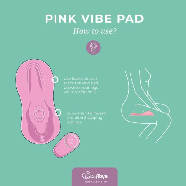 Vibe Pad Tapping + Vibrating   Pink - obrazek 6