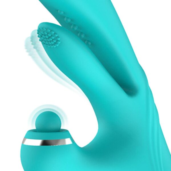 Good Vibes Only   Lisa Thrusting Rabbit Vibrator with G Spot Stimulator - obrazek 6