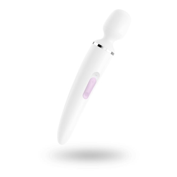 Wibrator   Satisfyer Wand er Woman (White/Chrome) - obrazek 6