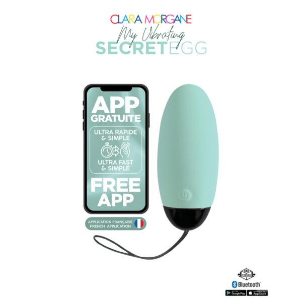 My Vibrating Secret EGG Turquoise   App controlled - obrazek 6