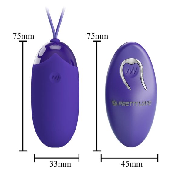 PRETTY LOVE   Berger   Youth,  Wireless remote control 12 vibration functions - obrazek 6