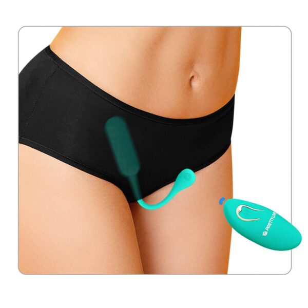 PRETTY LOVE   LECHIES  Dream chaser 5, Green, Wireless remote control 12 vibration functions Memory function - obrazek 6