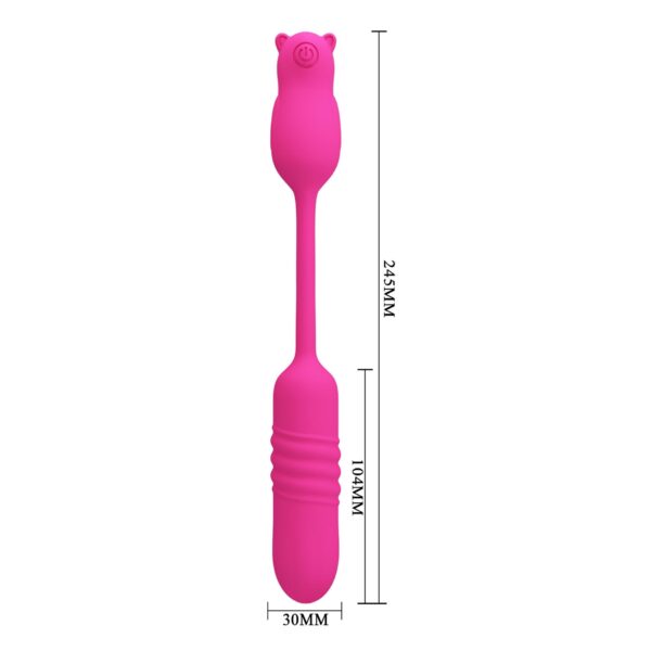 PRETTY LOVE   Nobikuma, 3 vibration functions 3 thrusting settings - obrazek 6
