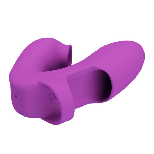 PRETTY LOVE   Super Finger ATHENA Purple, 7 vibration functions 7 tapping functions Memory function - obrazek 6