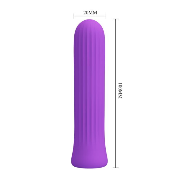 PRETTY LOVE   Blanche Dark Purple, 12 vibration functions Memory function - obrazek 6