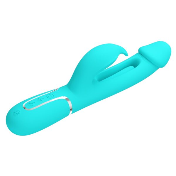 PRETTY LOVE   Kampas Green, 7 vibration functions 4 licking settings - obrazek 6