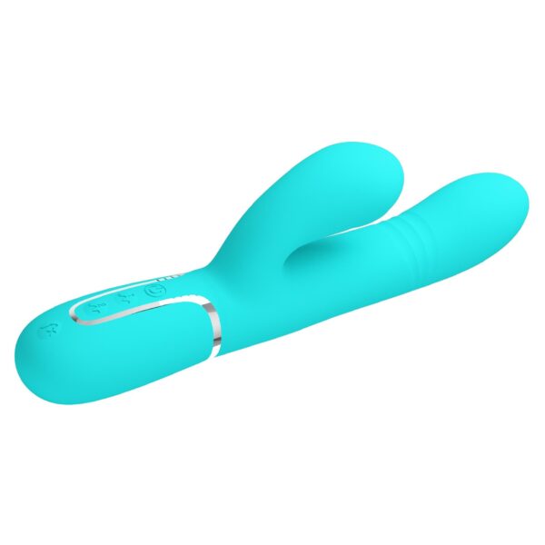 PRETTY LOVE   Mariana light blue, 7 vibration functions, 7 thrusting settings, 4 rolling functions, 4 nodding functions - obrazek 6