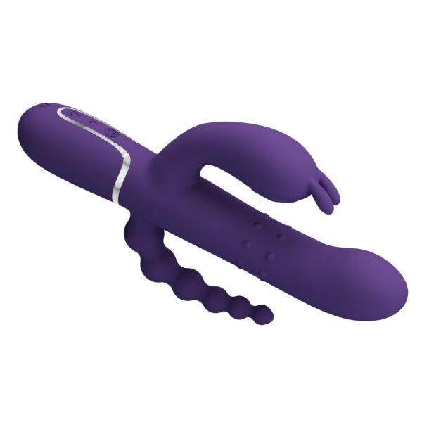 PRETTY LOVE   Cammy Dark Purple, Twinkled Tenderness, 7 thumping functions 7 vibration functions 4 rolling functions - obrazek 6