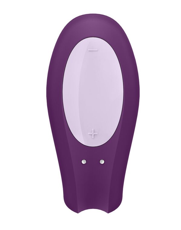 Wibrator   Double Joy Partner Vibrator Violet - obrazek 6