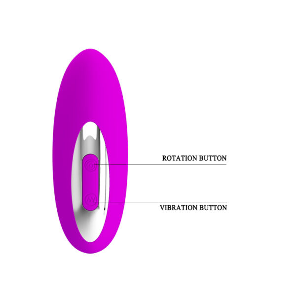 PRETTY LOVE   PROSTATE MASSAGER, USB 3 rot; 12 vibr. USB - obrazek 4
