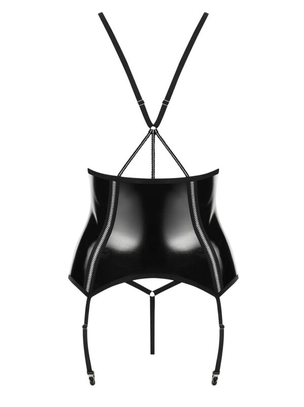 Bielizna  Stormea gorset i stringi  S/M czarny - obrazek 6