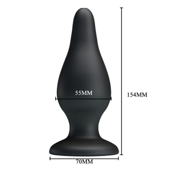 PRETTY LOVE  SILICONE BUTT PLUG ANAL, PROSTATE STIMULATOR - obrazek 6