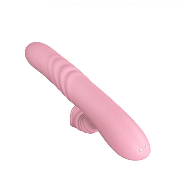 Wibrator Angelia, USB 3 functions of thrusting / 20 vibrations Flesh - obrazek 6