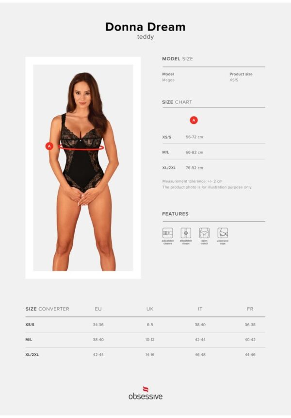 Donna Dream body otwarte  M/L - obrazek 7