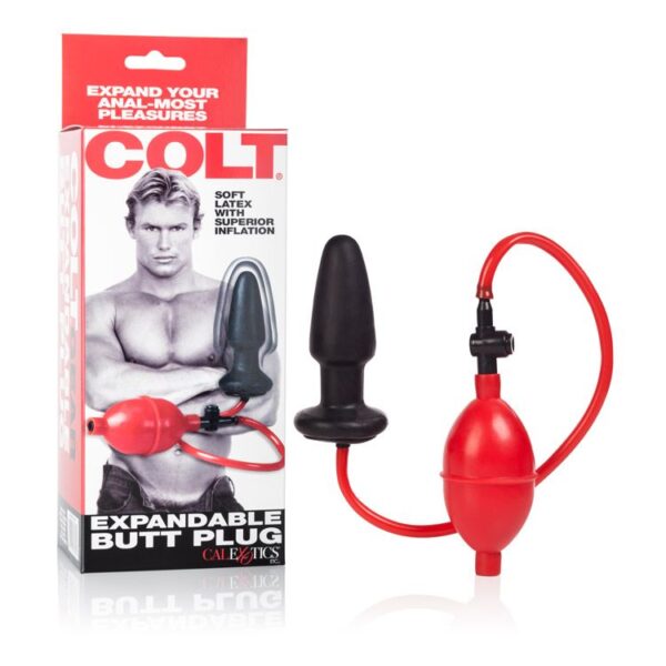 COLT Expandable Butt Plug Black - obrazek 7