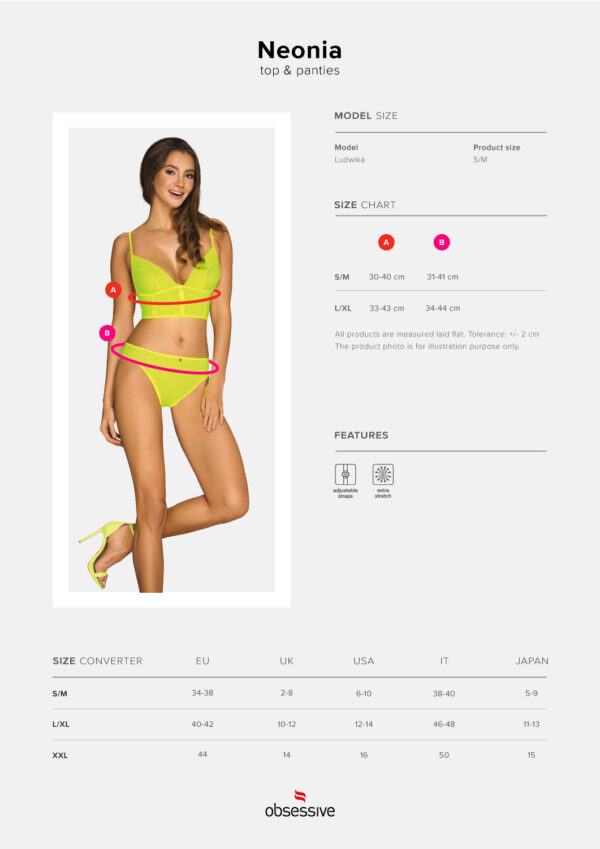 Neonia top i figi żółty L/XL - obrazek 7
