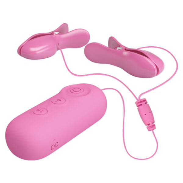 PRETTY LOVE  NIPPLE CLIP, 7 vibration functions 3 electric shock functions - obrazek 5