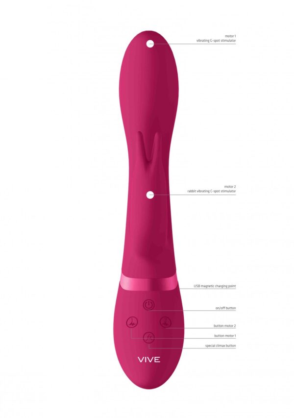 Wibrator Zosia   Classic G Spot Rabbit   Pink - obrazek 7