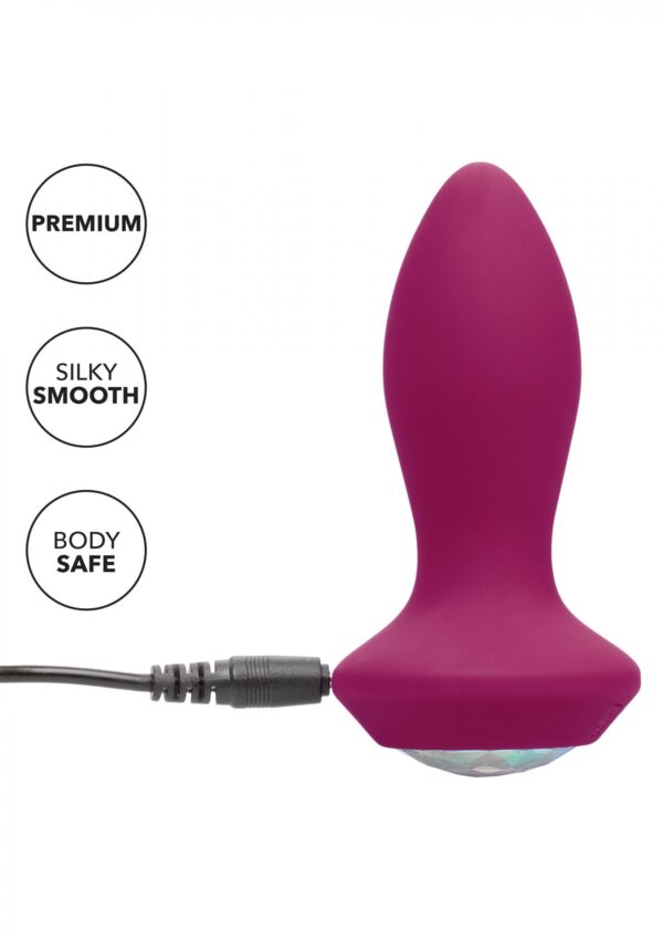 Vibrating Petite Crystal Probe Purple - obrazek 7