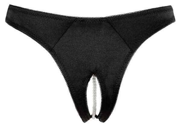 G String Pearls black L - obrazek 7