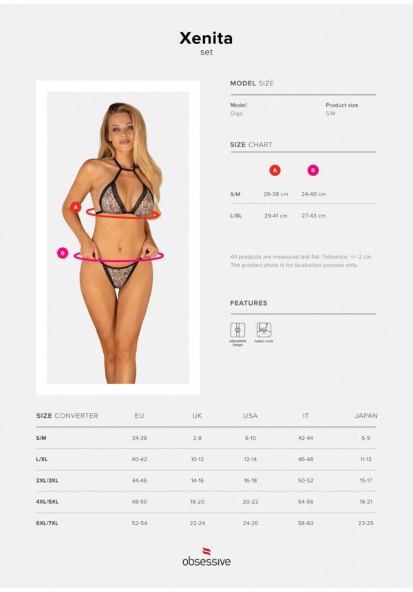 Xenita komplet 2 częściowy  S/M - obrazek 7