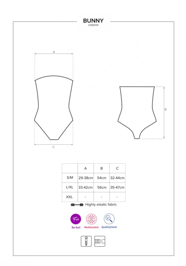 Bielizna Bunny costume  S/M - obrazek 7