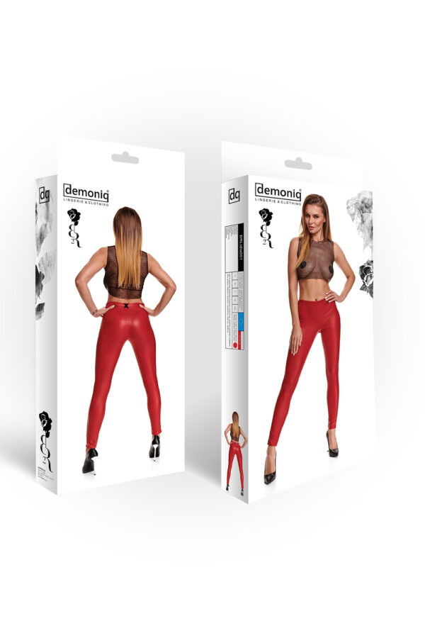 Bielizna   BRLIDIA001 legginsy czerwone rozmiar XXL - obrazek 7