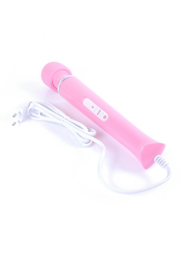 Stymulator Magic Massager Wand Cable 110 240V Pink 10 Function - obrazek 7