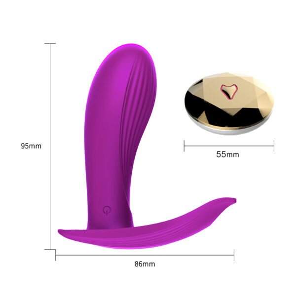 Stymulator Silicone Panty Vibrator USB 10 Function / Heating / Voice Control - obrazek 7