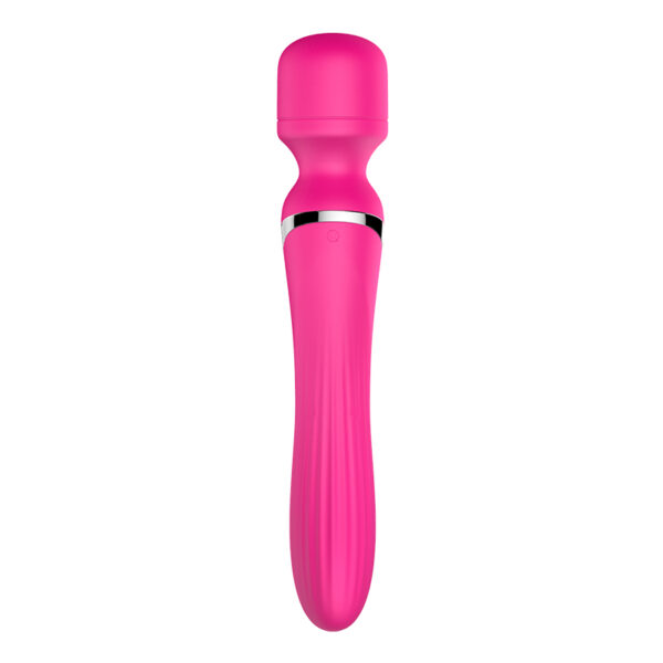 Stymulator   B   Series   Silicone Dual Massager Pulsator USB 7+7 Function (Pink) - obrazek 7